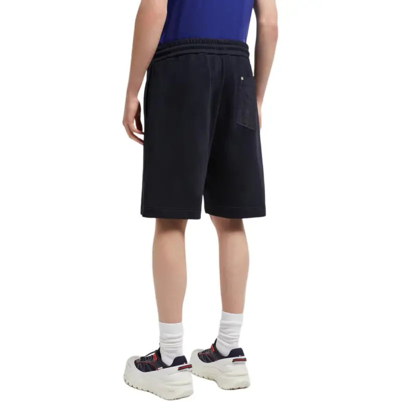 Moncler Denim Shorts Men's Marine Blue-3