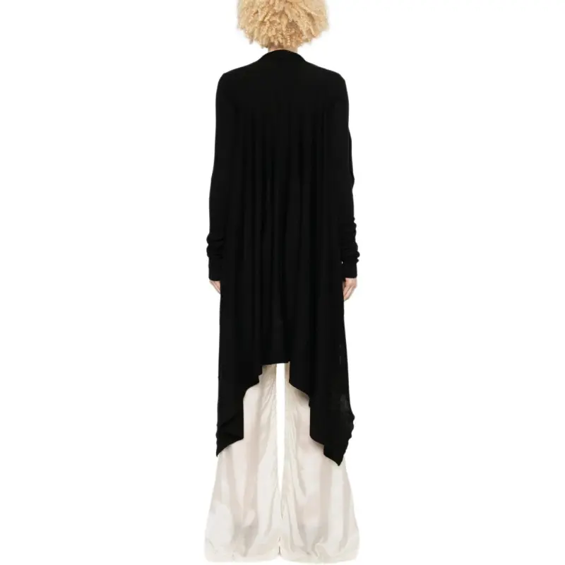 RICK OWENS Tied Wrap Long Coat-4