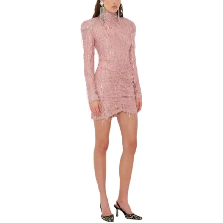 Rotate Sequin Embellished Mini Dress-2