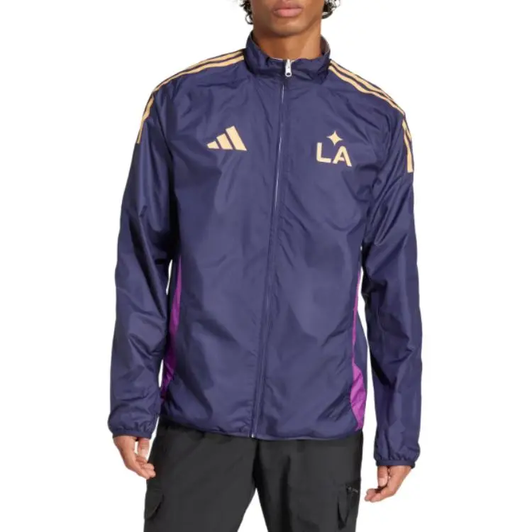 Adidas Free Shipping With AdiClub La Galaxy Reversible Anthem Jacket-3