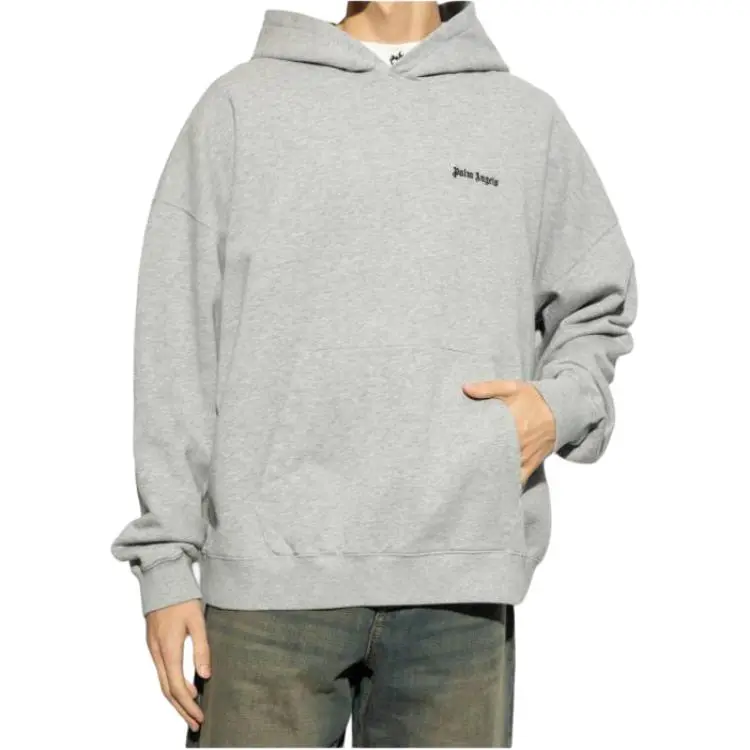 PALM ANGELS Logo Embroidered Hoodie-2
