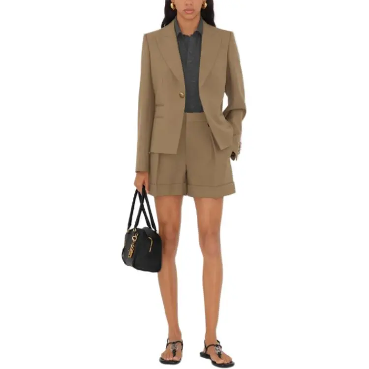 Burberry Casual Shorts Women's Brown-1