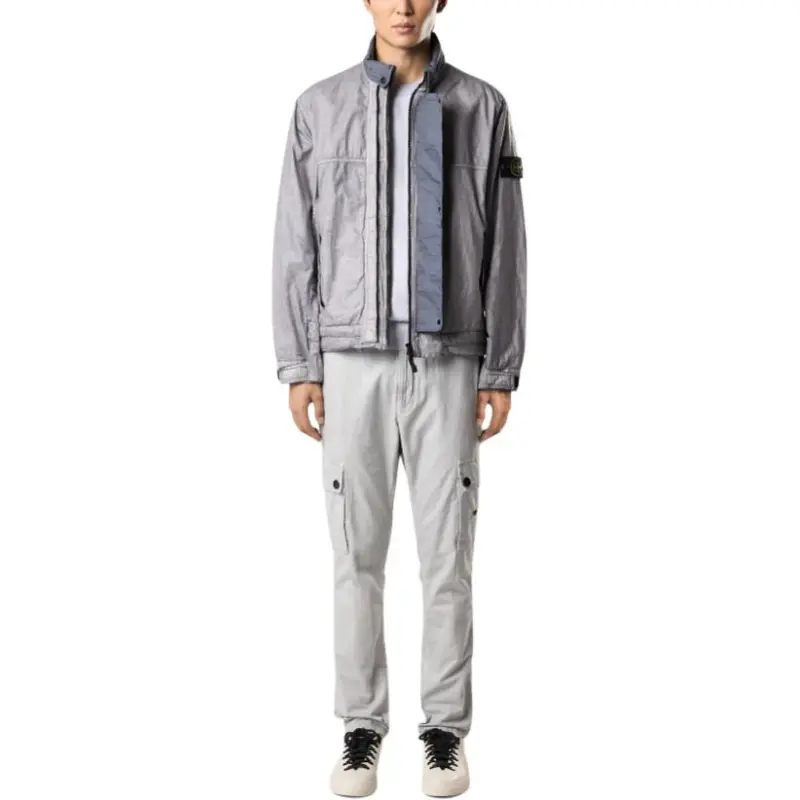 STONE ISLAND Plated ovd Linen Jacket-1