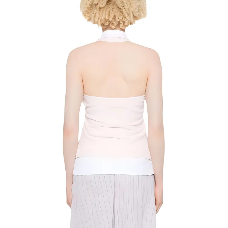 Alexander Wang Halter Layered Top-3