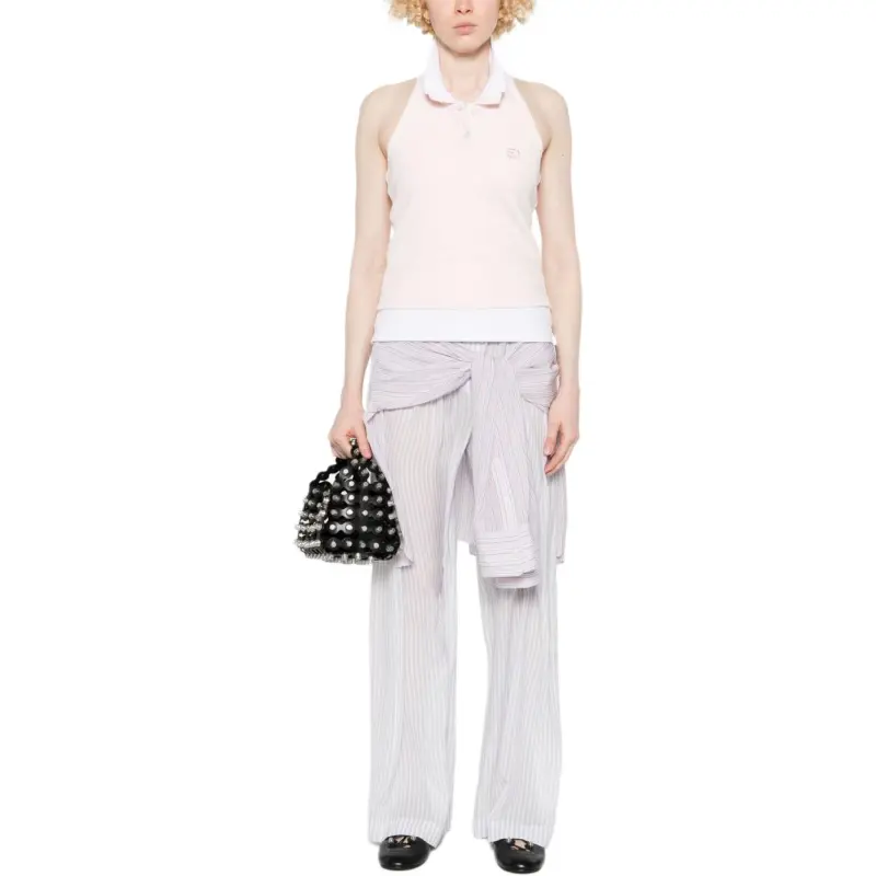 Alexander Wang Halter Layered Top-1