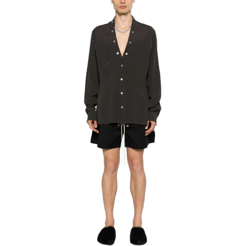 RICK OWENS Bela Mid rise Shorts-1