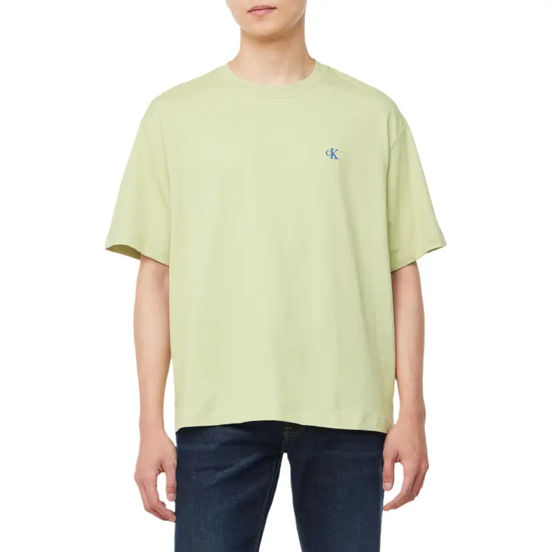 CALVIN KLEIN T Shirt Unisex Light Green-4