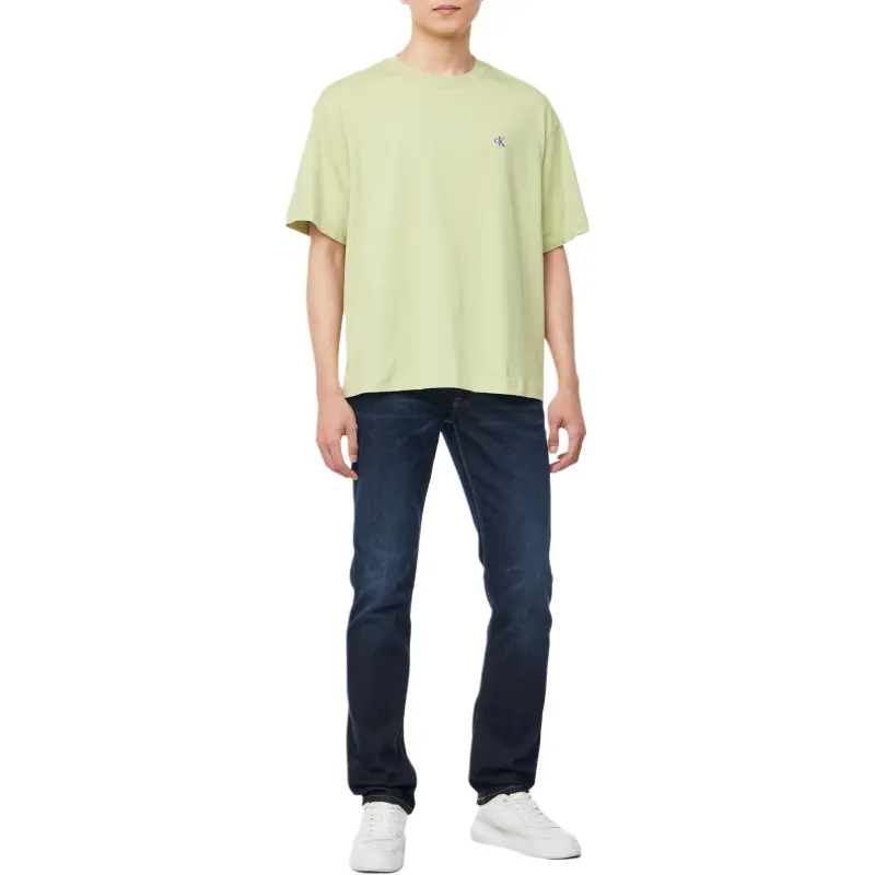 CALVIN KLEIN T Shirt Unisex Light Green-2