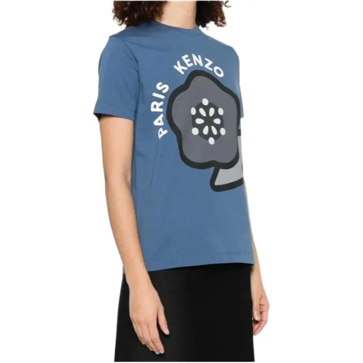 KENZO T Shirts Women's Blue-2