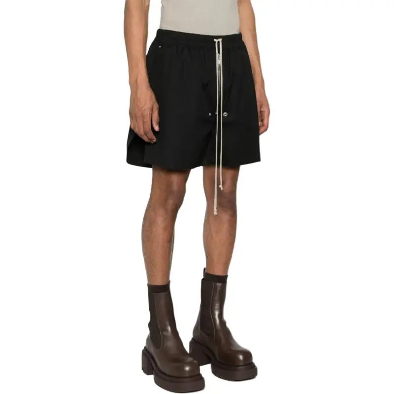 RICK OWENS Bela Mid rise Shorts-3