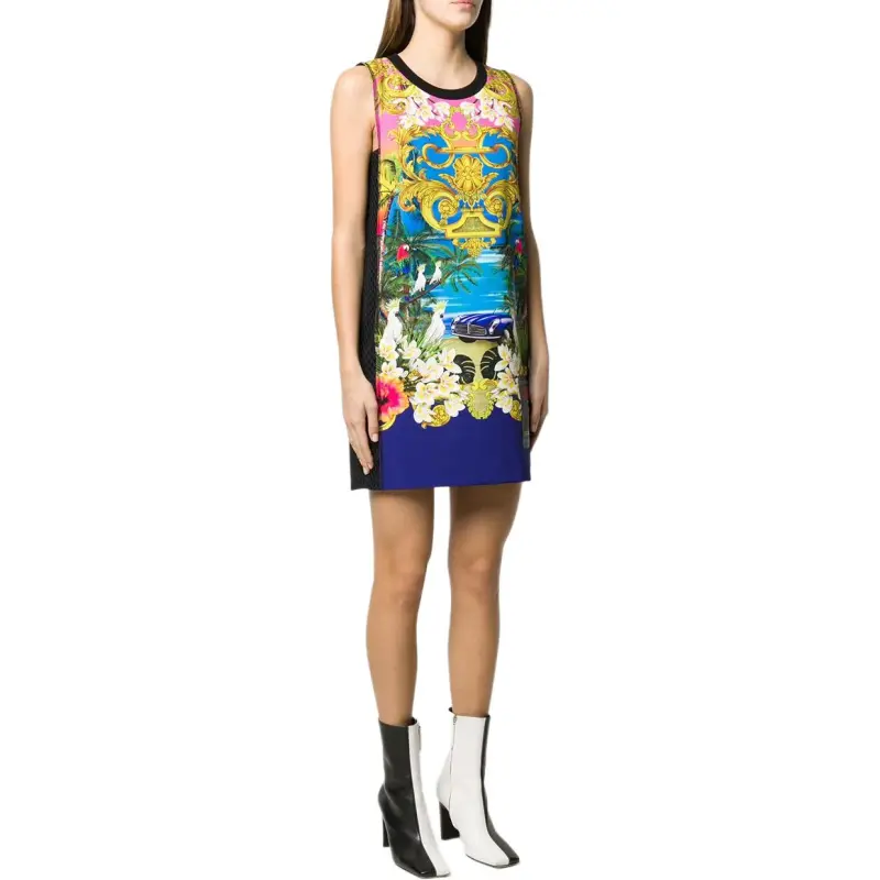 VERSACE JEANS COUTURE Sleeveless Dress Women's Black-2