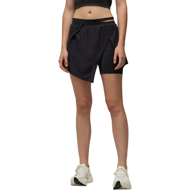 Y 3 Logo printed Mesh Skort-3