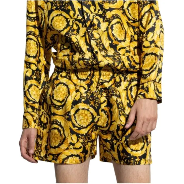 VERSACE Casual Shorts Men's Yellow-1