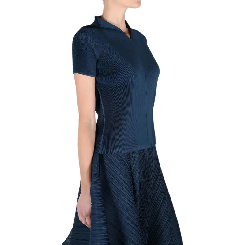 PLEATS PLEASE ISSEY MIYAKE Mist April Blouse-3