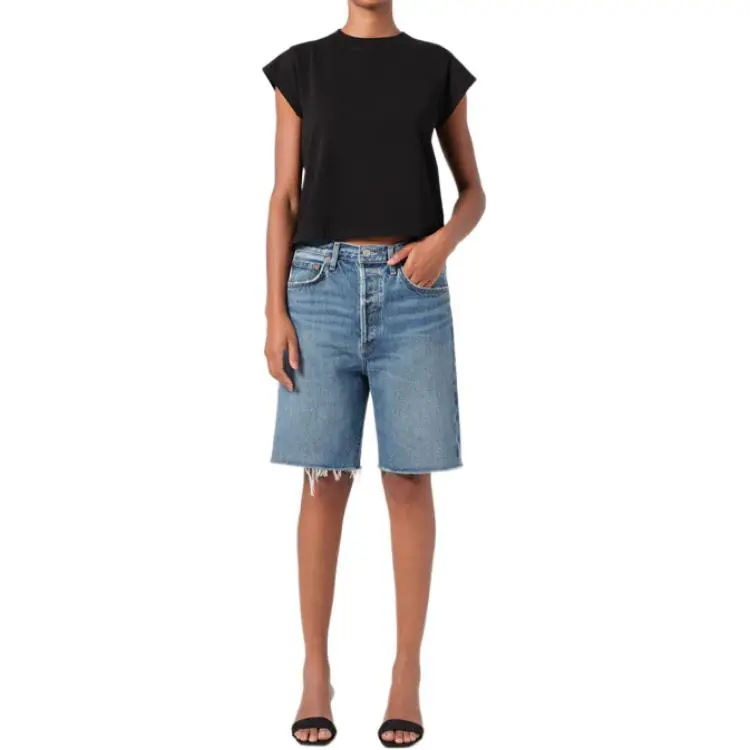 AGOLDE 90´s Denim Shorts-1