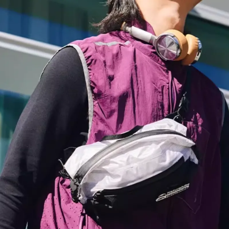 NATUREHIKE Polyamide Sling Bag, Fanny Pack, Crossbody Bag Regular Unisex Moonlit White-2