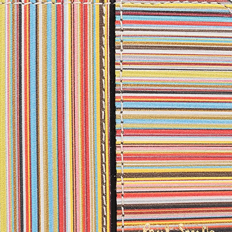 Paul Smith Signature Stripe Small Zip Around Purse-3