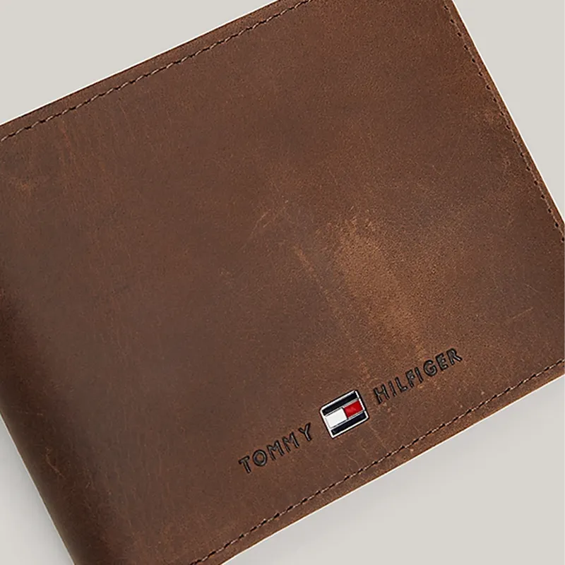 Tommy Hilfiger Leather Wallet Regular Men's Brown-3