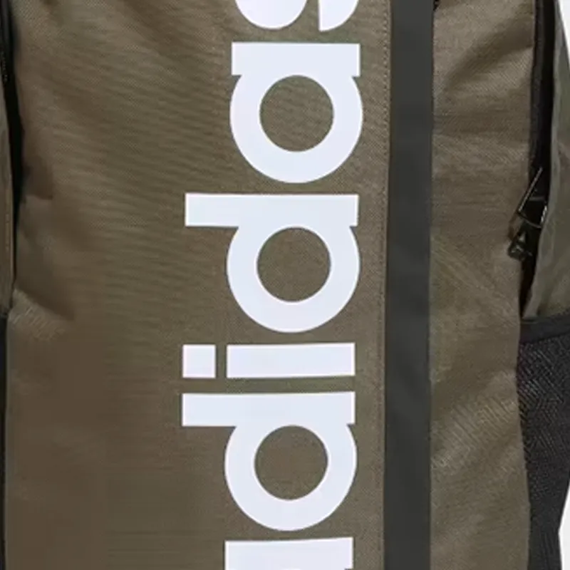 Adidas Recycled Polyester Plain Weave Fabric Backpack Regular Unisex Olive-4