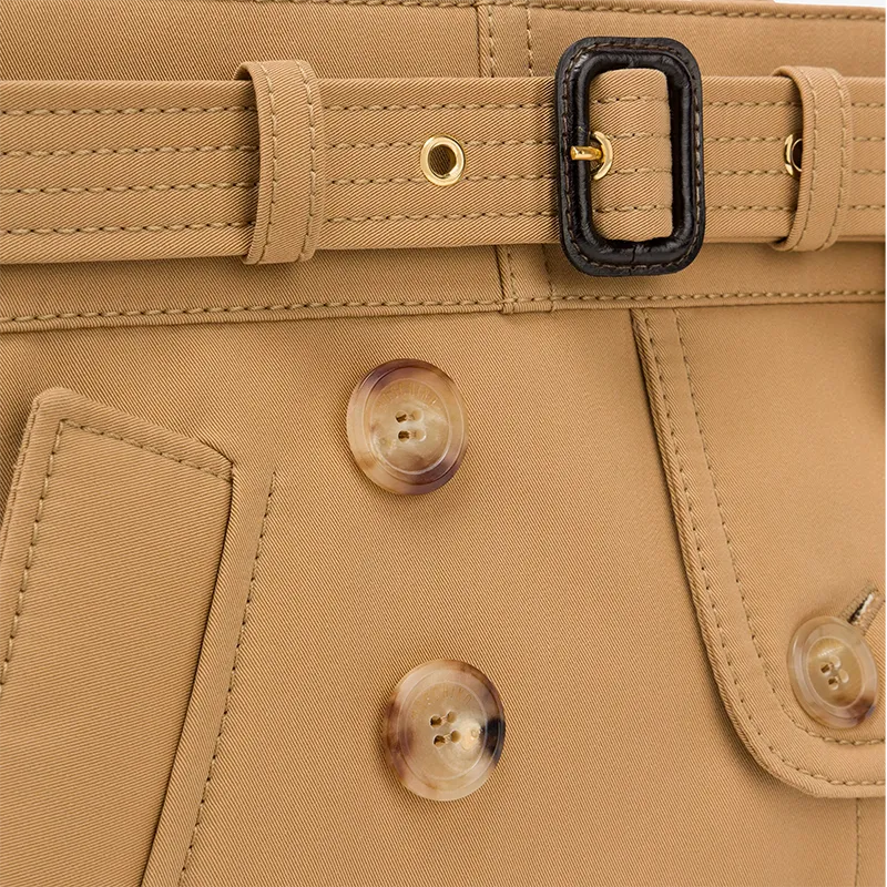 MOSCHINO Cotton And Polyamide Blend Shoulder Bag Crossbody Bag Handbag Women's Light Brown-3