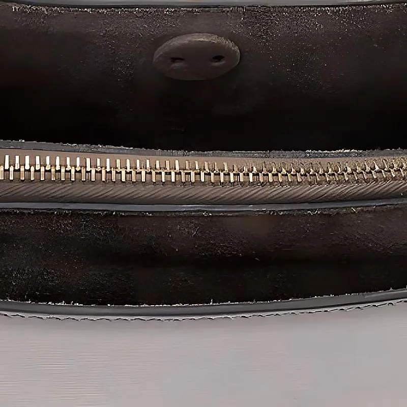 Chloe Calfskin Crossbody One Shoulder Handbag Women's Gray-3