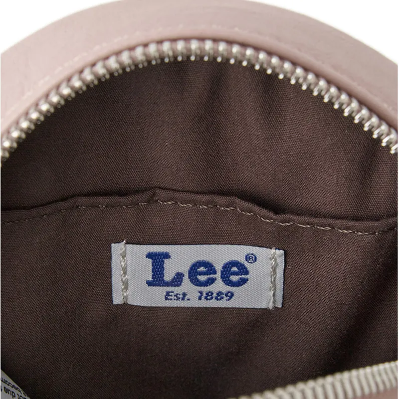 Lee Polyurethane Shoulder Bag, Crossbody Bag Regular Women's Pink-3