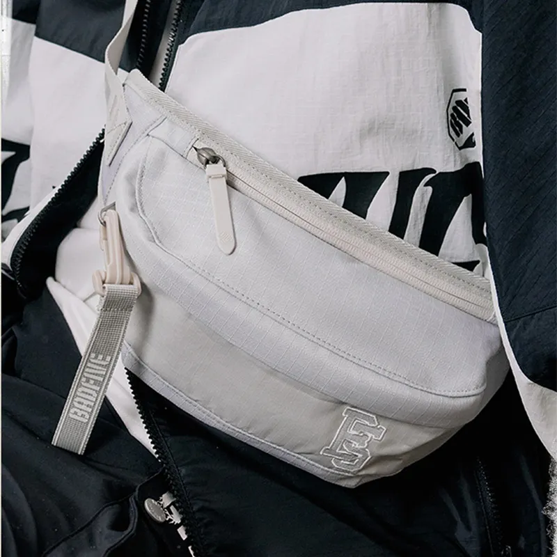 LiNing Polyester Sling Bag Fanny Pack Unisex Moonlight Gray-2