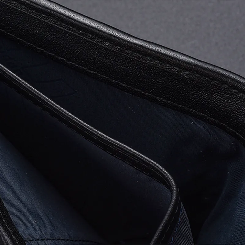 Hush Puppies Cow Leather Wallet Regular Men's Black-2