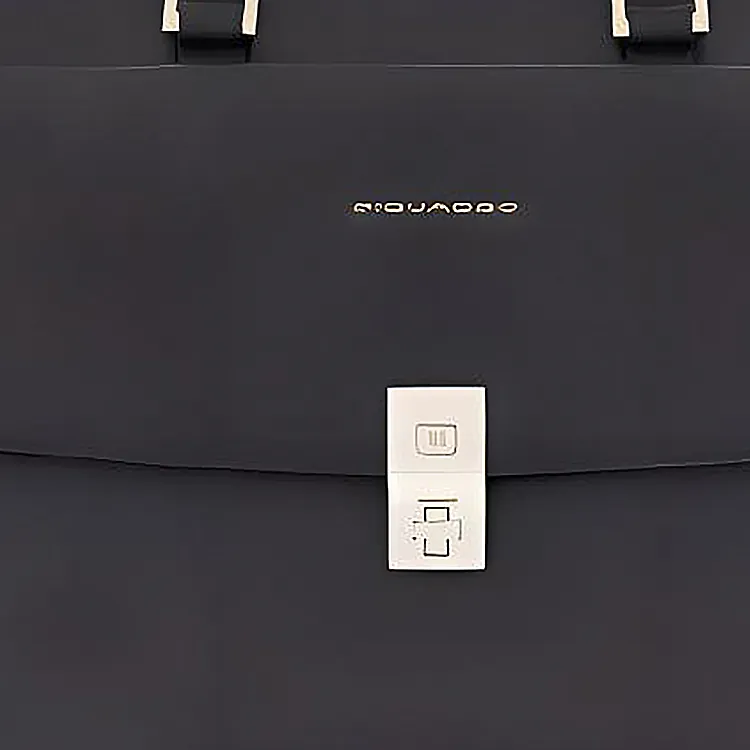 PIQUADRO Leather Briefcases Handbags Regular Women's Black-1