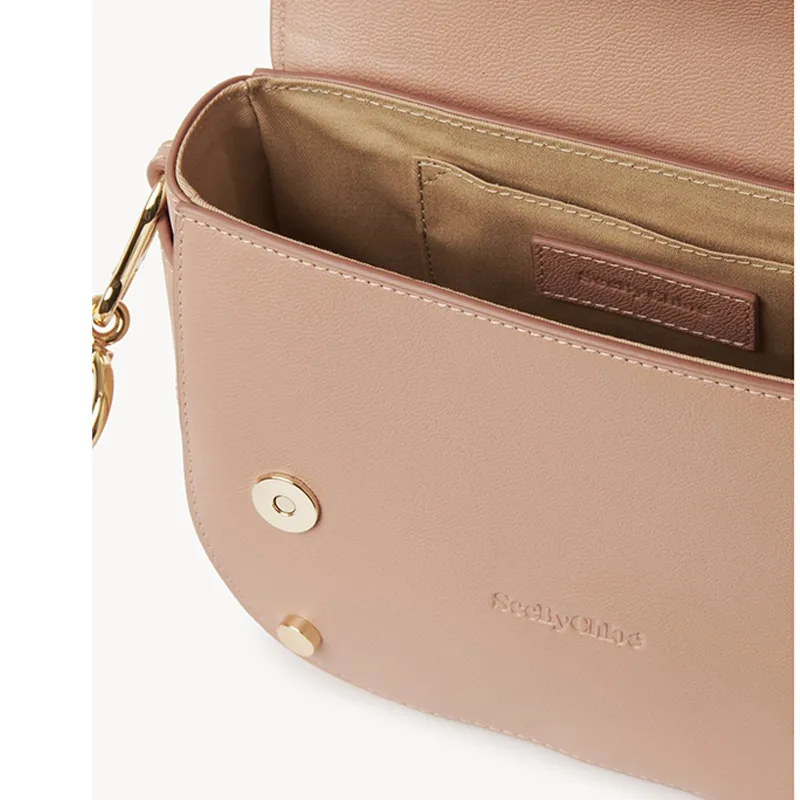 See By Chloe Mara Logo Debossed Shoulder Bag-2