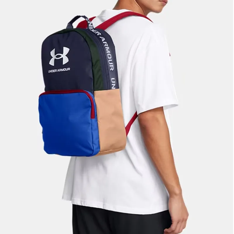 Under Armour Polyester Backpack Regular Unisex Midnight Marine Blue-3