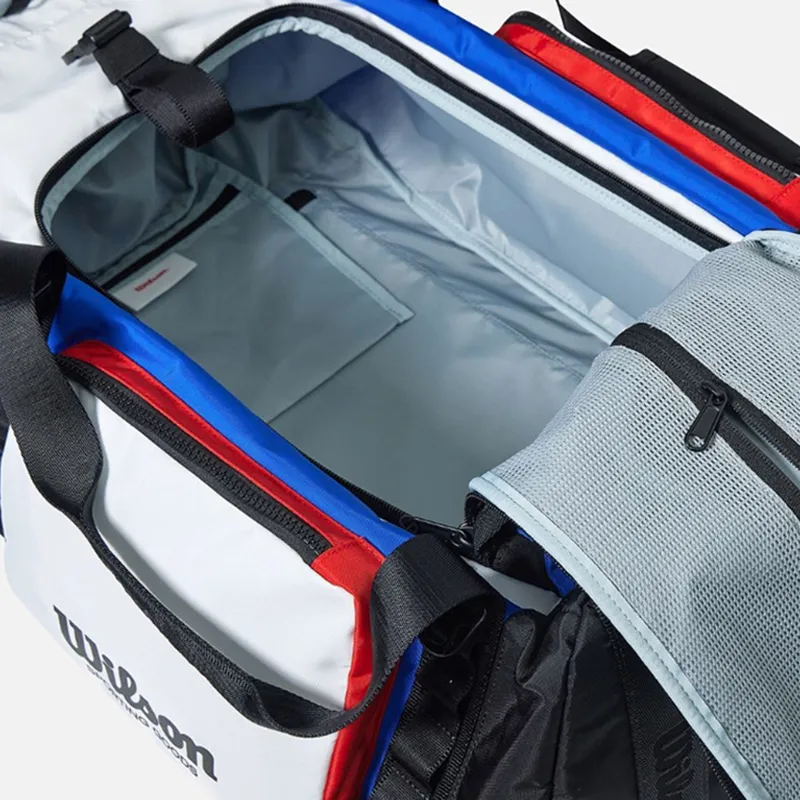 Wilson Nylon Backpack Regular Unisex Blue/White/Red-4