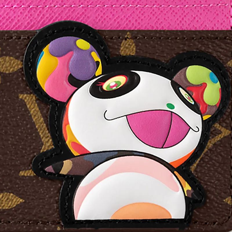 LOUIS VUITTON X Takashi Murakami Panda Card Holder Monogram-3