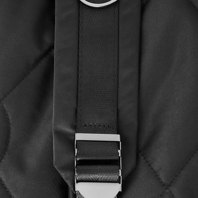 COS Recycled Nylon Backpack Regular Men's Black-2