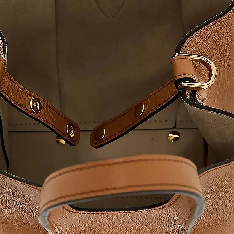 TOD'S Timeless Calfskin Tote Bag, Shopping Bag, Shoulder Bag, Handbag Mini Women's Brown-4