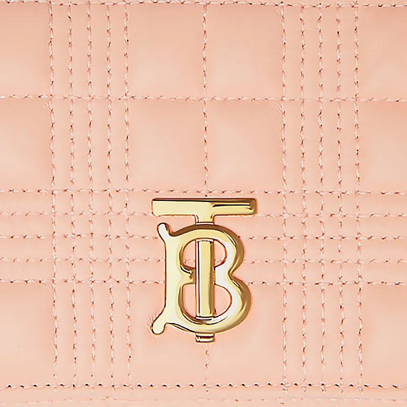 Burberry Lola Bag Lambskin Card Holder, Wallet Trumpets Women's Peach Pink-4