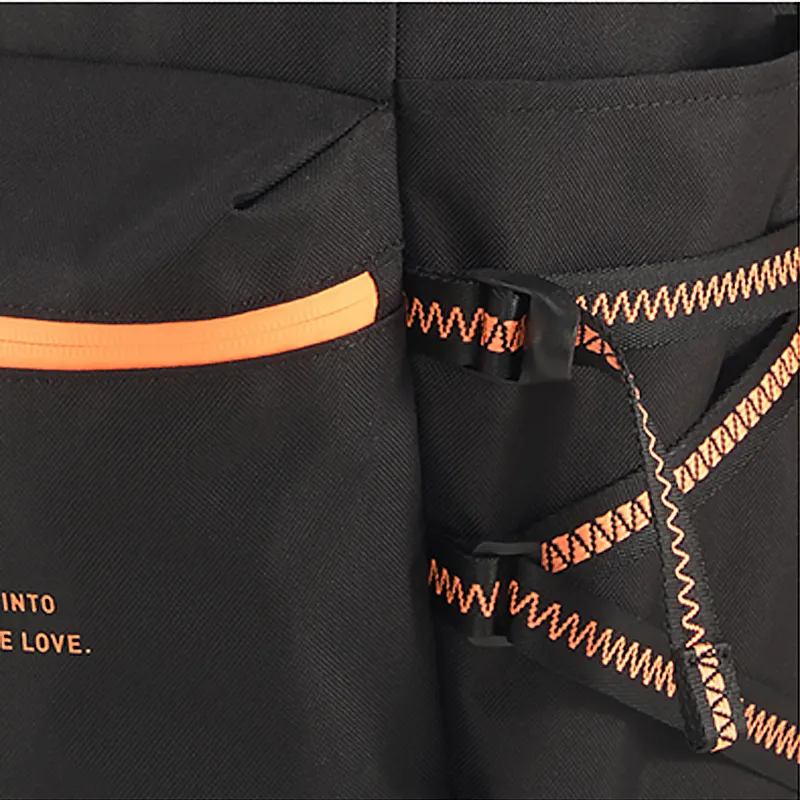PUMA Backpacks Black Orange-3