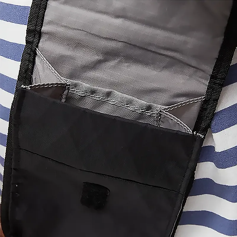Stussy Nylon Fabric Travel Bag Shoulder Bag Crossbody Bag Unisex Black-3