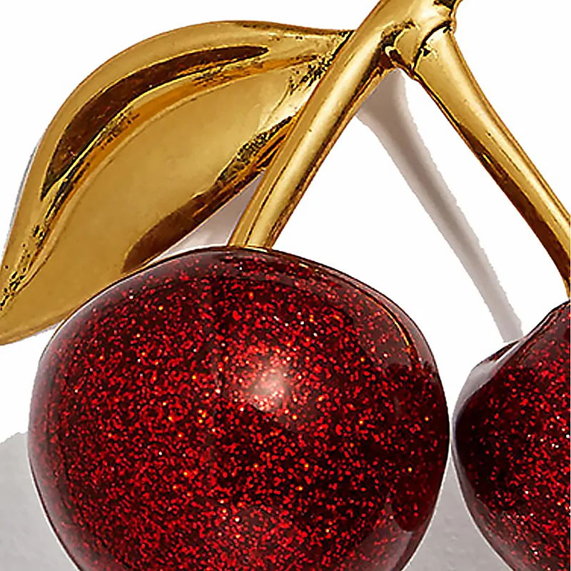 COACH Bag Charm Resin Metal Bag Accessory Women's Red/Gold-4