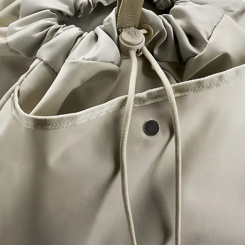Lululemon Nylon Backpack Regular Unisex Bone Silver-4
