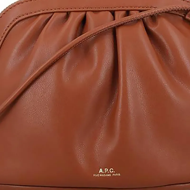 A.P.C Polyester Shoulder Bag Women's Hazelnut-4