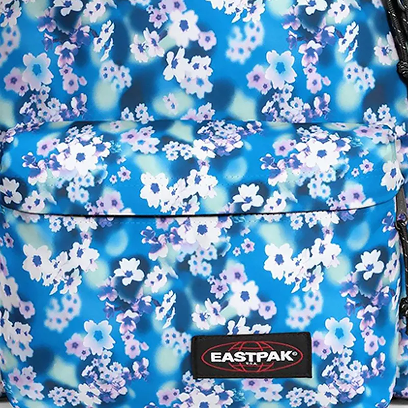 EASTPAK Polyester Backpack Unisex Blue Print-4