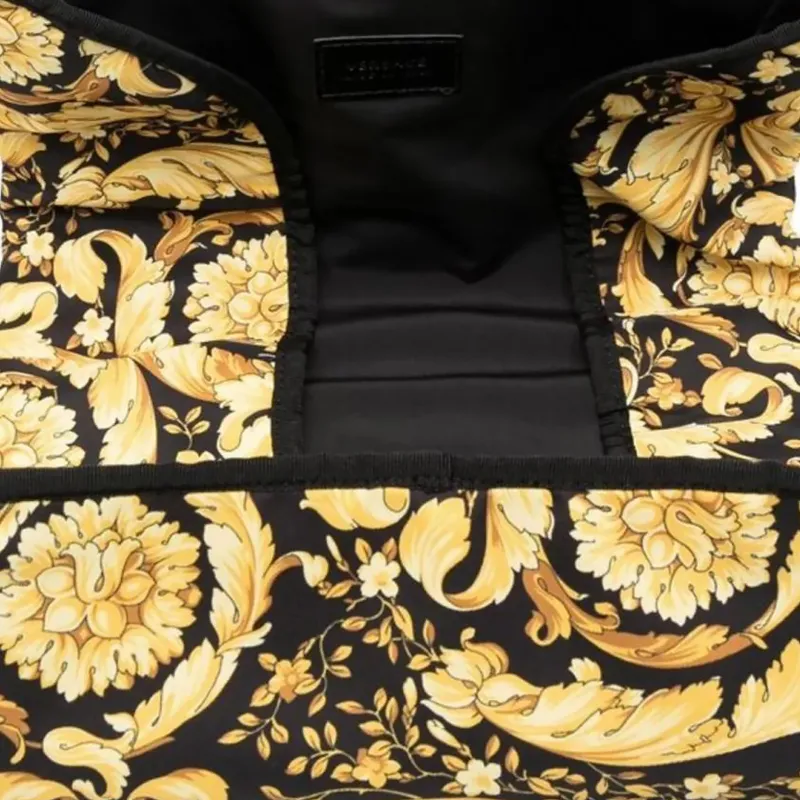 FANSIZHE Polyamide With Polyester With Rubber Diaper Pad Storage Bag Kids' Gold/Pitch Black-4