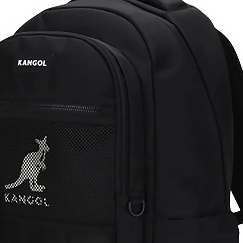 KANGOL Nylon Backpack Unisex Black-3