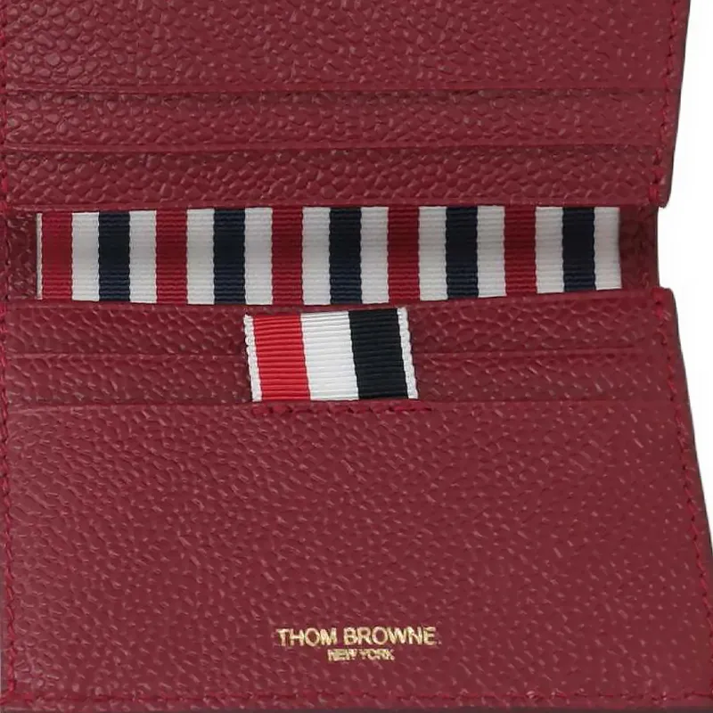 THOM BROWNE Stripe Detailed Bi Fold Cardholder-4