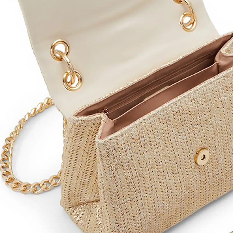ALDO Artificial Leather Crossbody Bag Medium Size Women's Natural-3