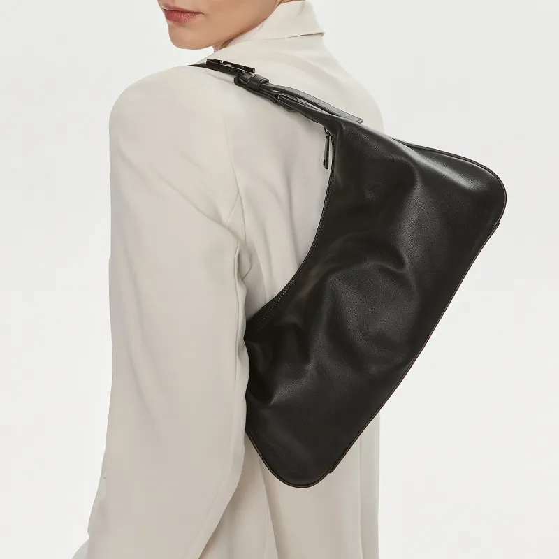 Furla Leather Handbag, Shoulder Bag Women's Black-5