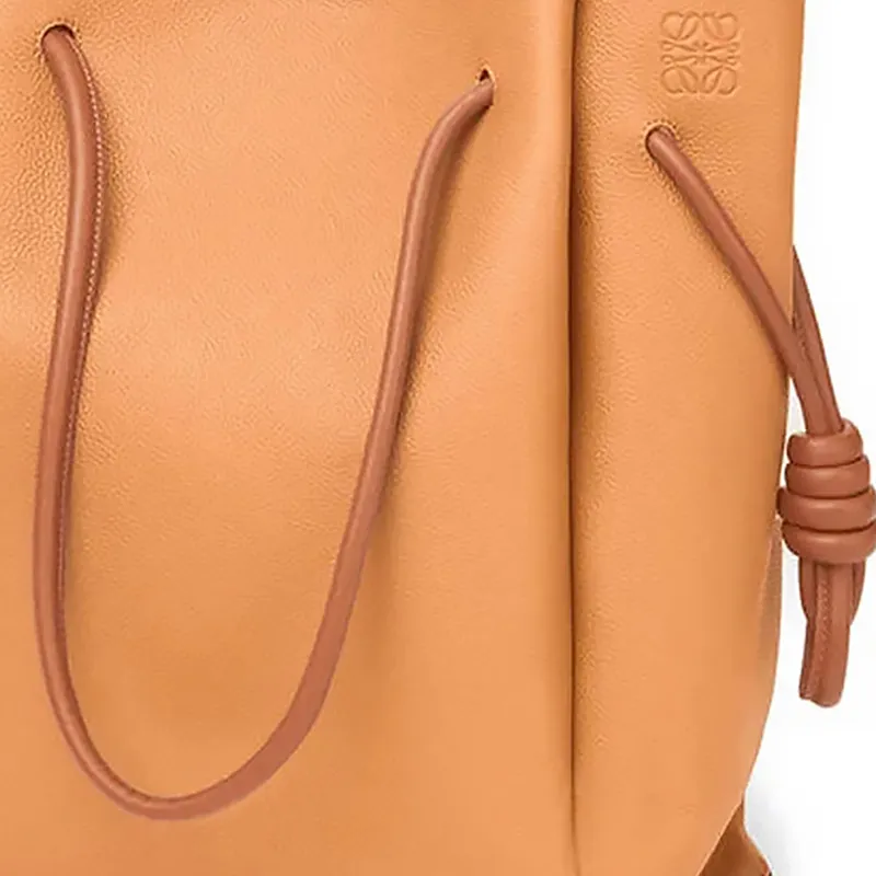 LOEWE Calfskin Handbag Small Size Women's Light Caramel/Tan-3