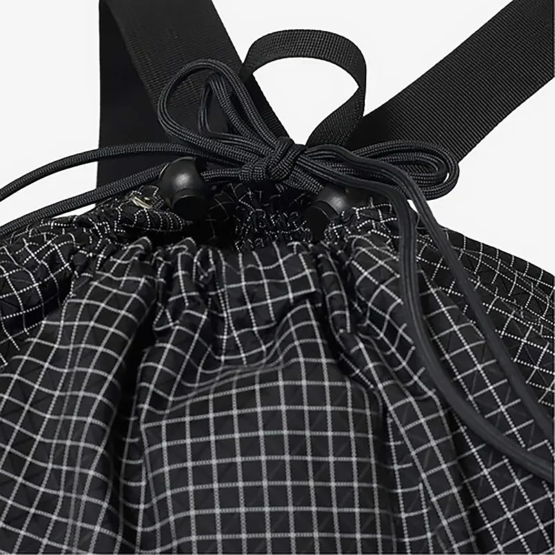 NOAH Nylon Backpack Unisex Black-3