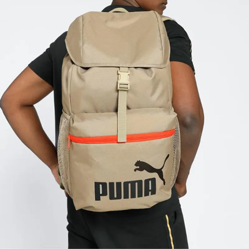 PUMA Phase Fabric Backpack Regular Unisex Khaki-4
